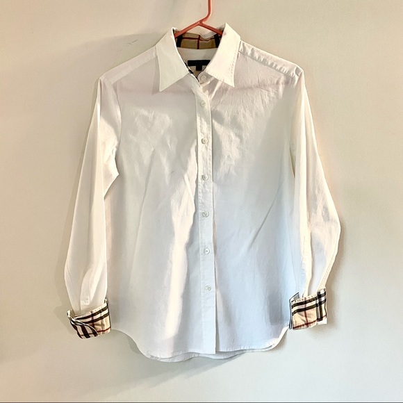 BURBERRY Women Blouse. Made in UK. Size L